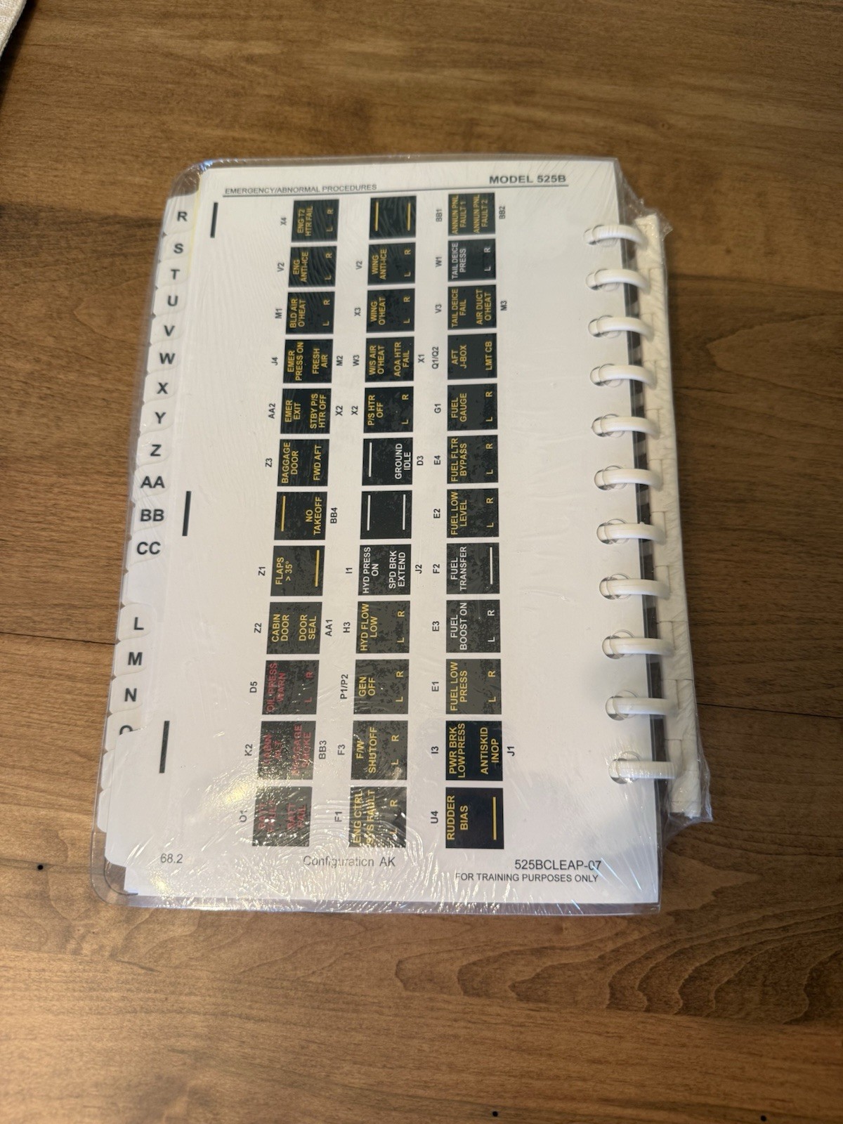 Cessna CJ3 Emergency/Abnormal Checklist For Training New In Wrapper