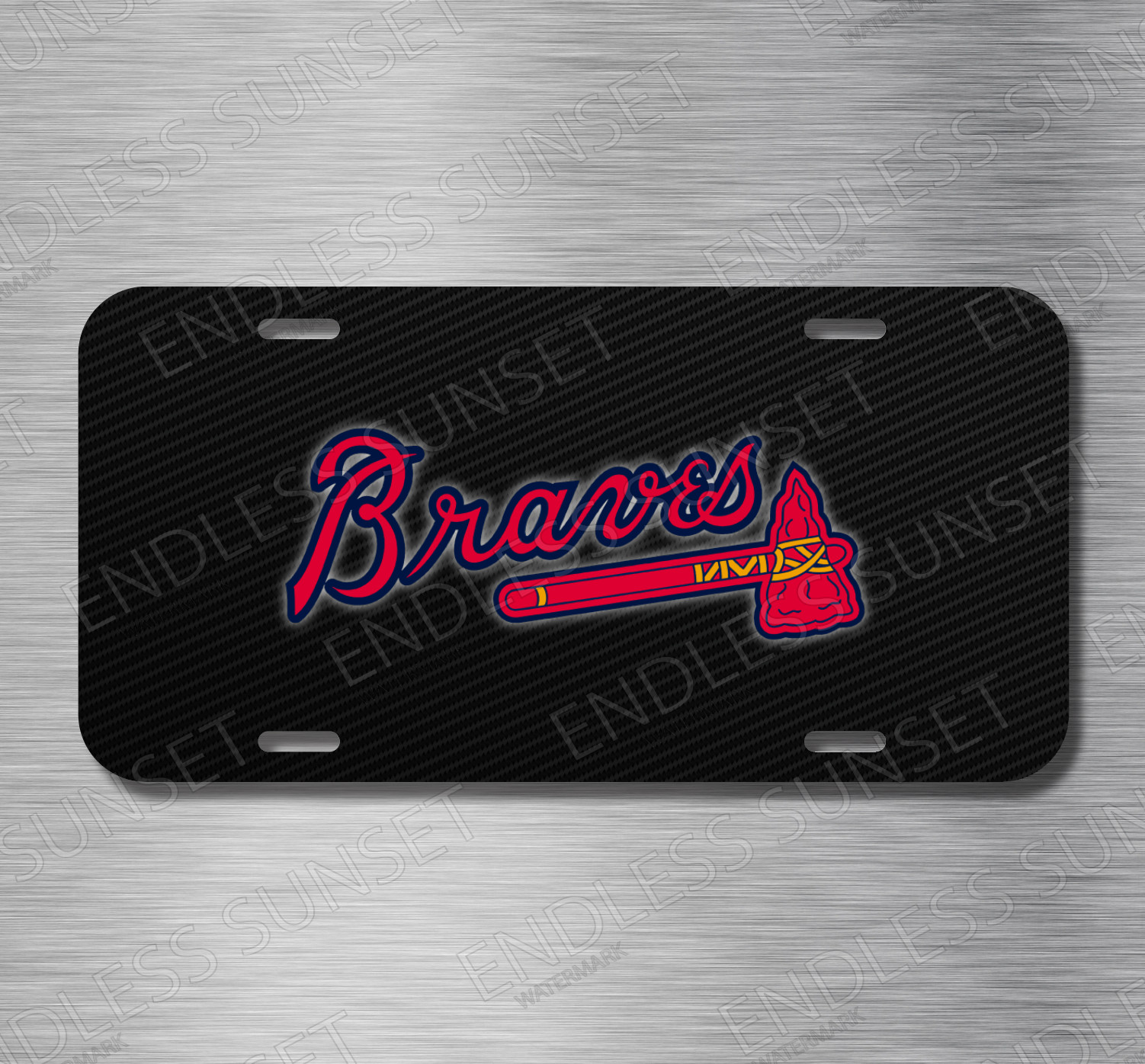 For Atlanta Braves Fans Baseball Sports USA License Plate Front Auto Tag NEW