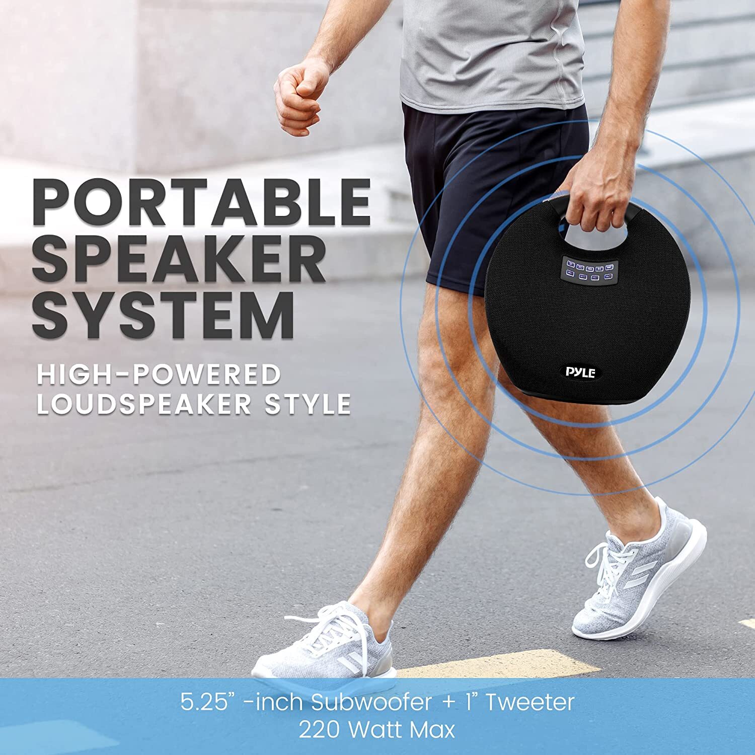 PyleHome PNX6WPBK Portable Speaker