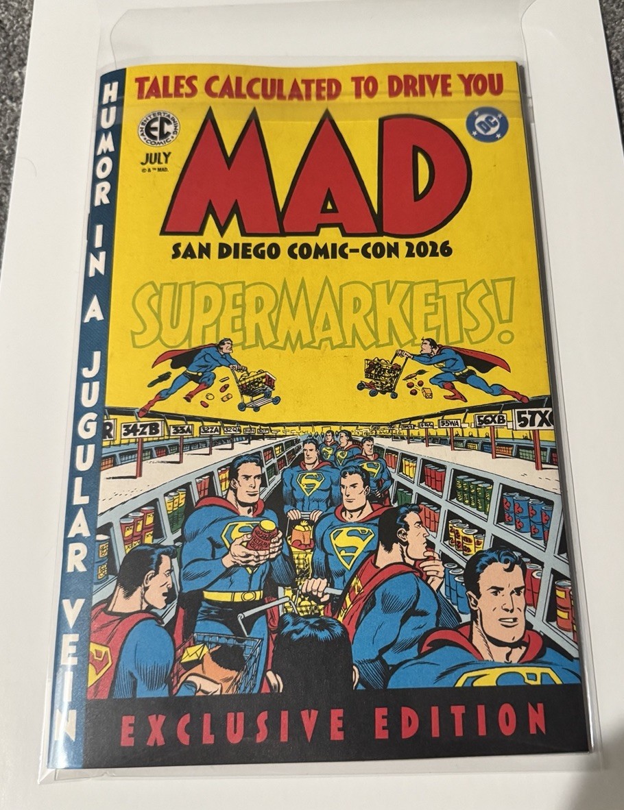 SDCC 2026 DC Tales Calculated To Drive You MAD Comic Book Exclusive Edition