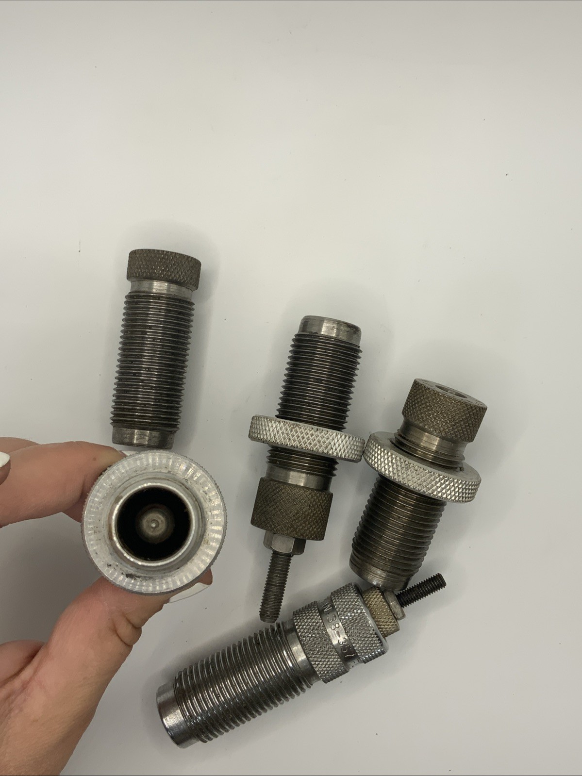RCBS 38/357 carbide 3 die set plus extras Size and Lyman