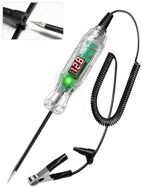 Automotive Test Light, 3-70V Digital LED Voltage Tester, No Electrical Tape