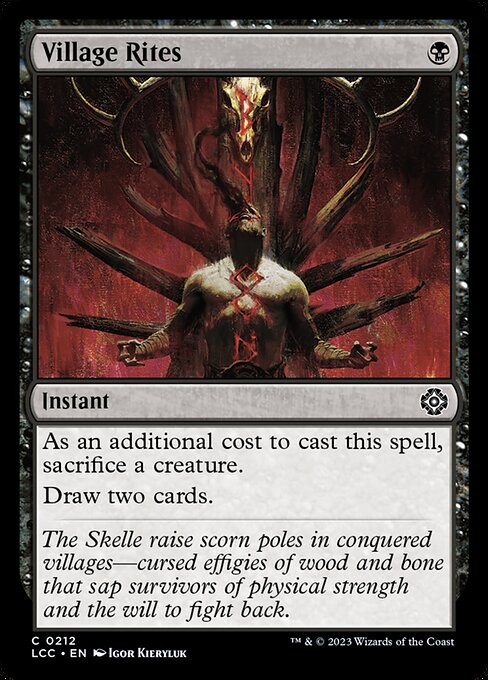 Village Rites 212 C Normal LCC MTG NM