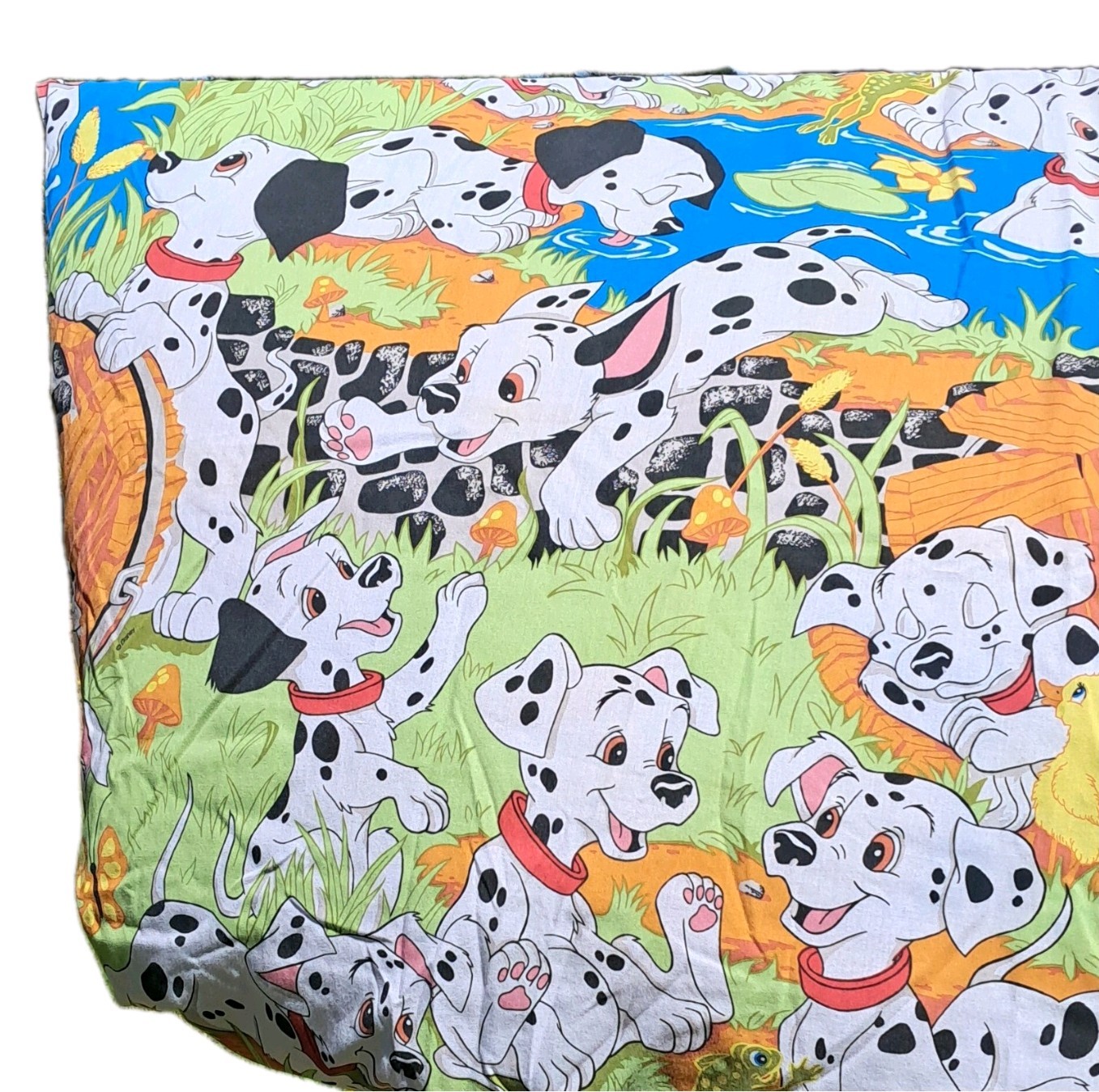 Vintage Disney 101 Dalmatians Sheet Set Full Size Cotton Polyester Complete Set