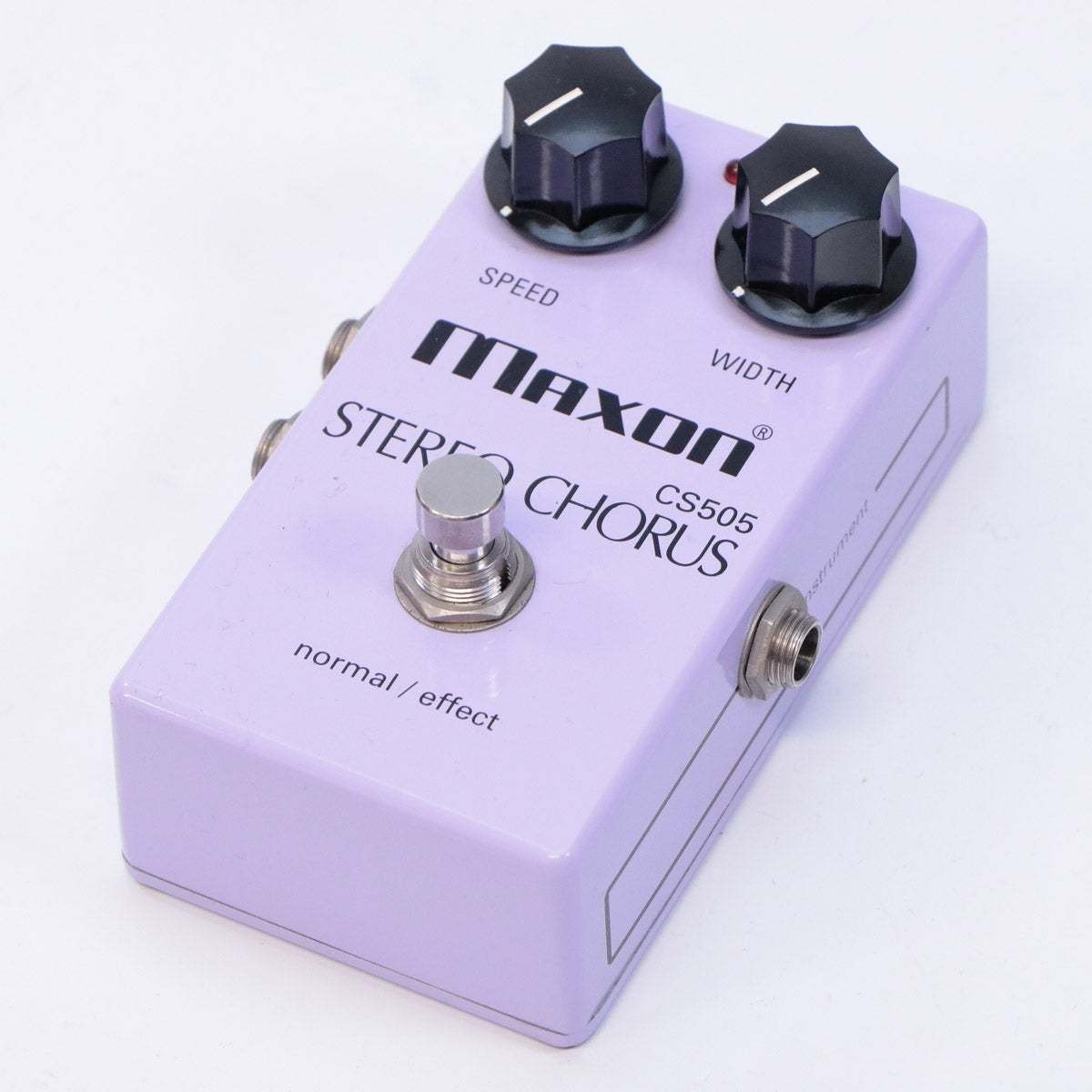 Maxon CS505 Stereo Chorus Analog Guitar Effect Pedal Dual Output Used