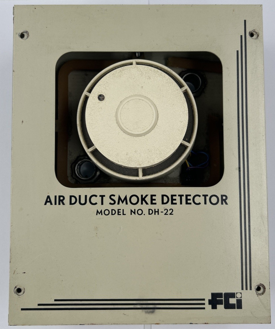 FENWAL DH-22 Duct Detector With Ion Smoke Vintage Untested Fire Alarm Parts
