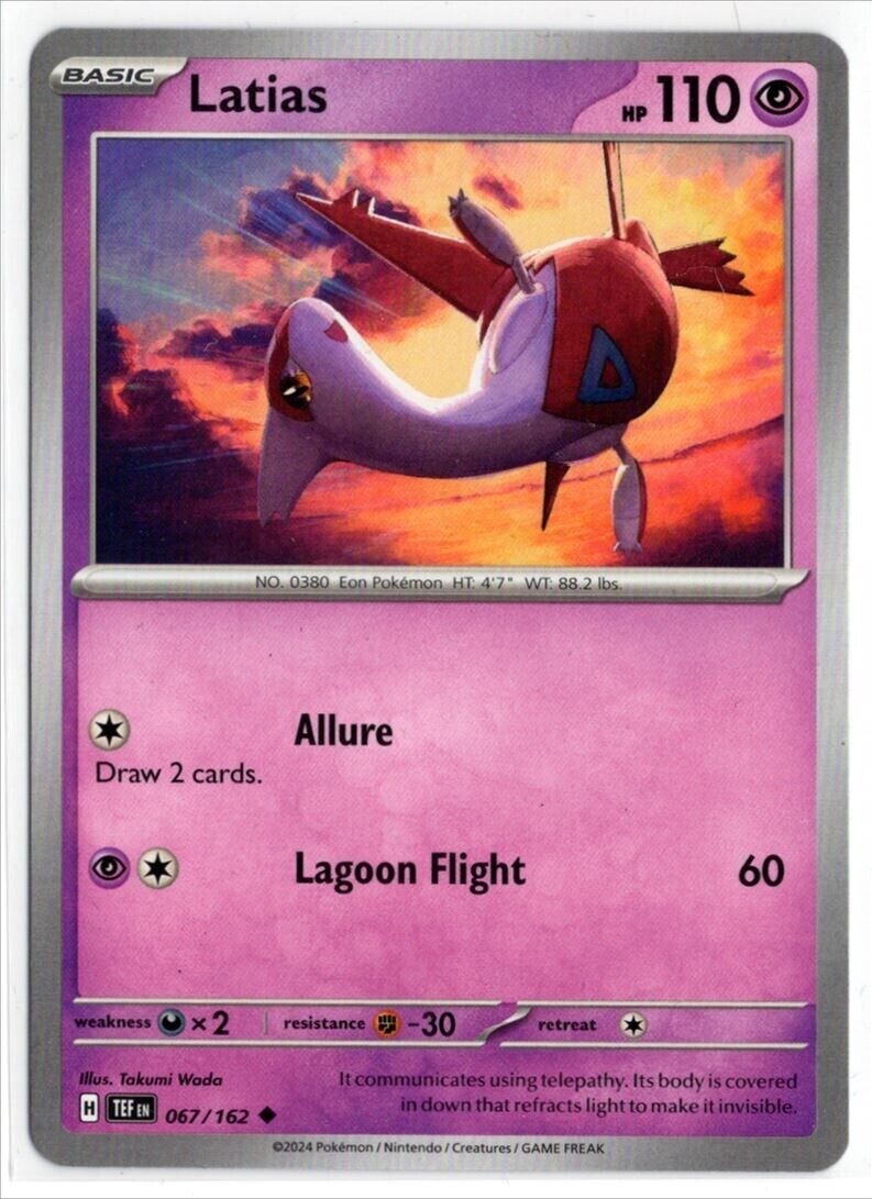 Pokemon - Temporal Forces - 067/162 Latias - NM/M