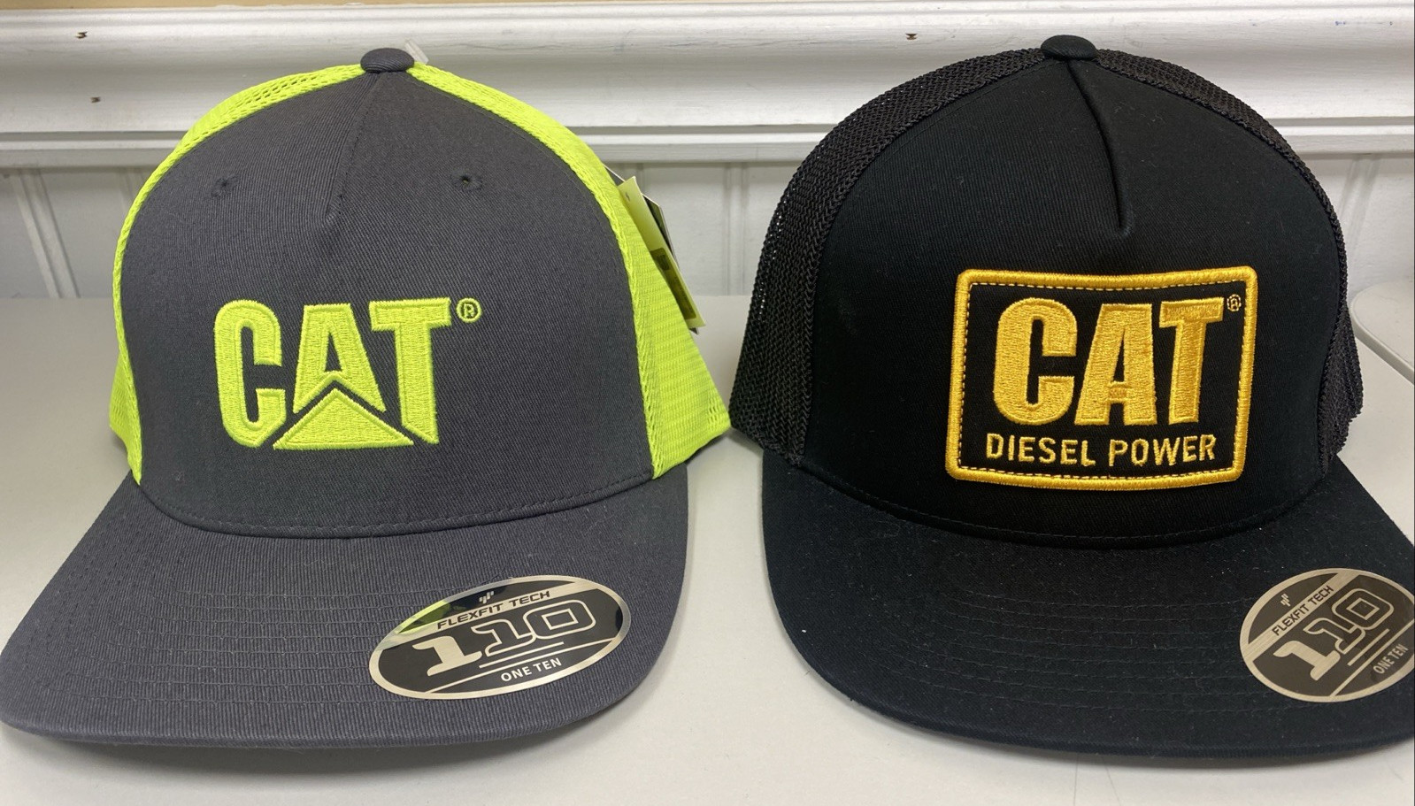 CAT Flexfit Snapback Mesh Hat One Ten Choose Color Licensed NWT