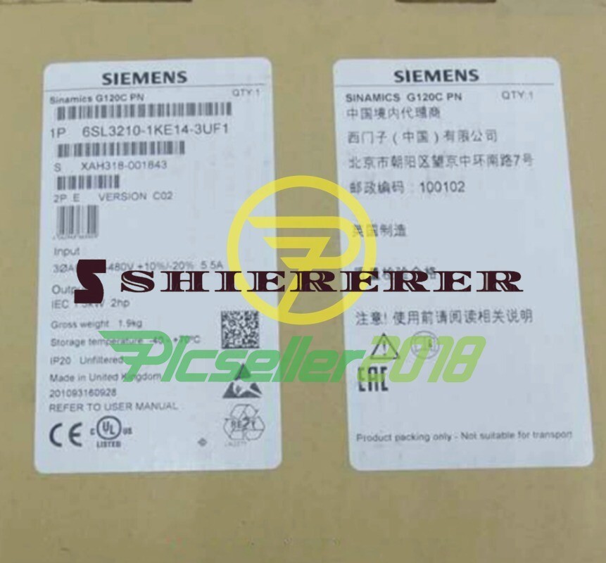 1 PC NEW Siemens Frequency Converter 6SL3210-1KE14-3UF1 UPS or FedEx