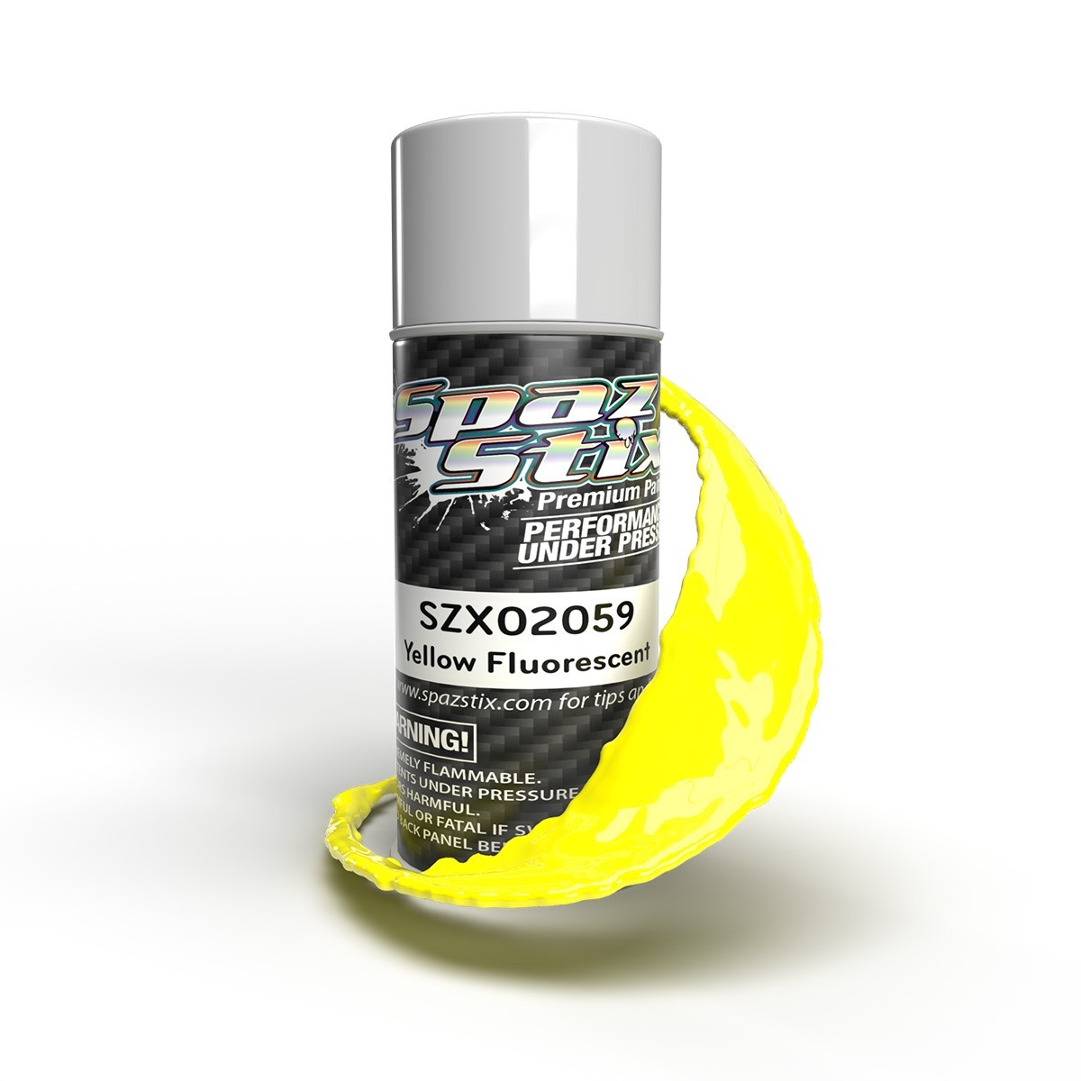 Spaz Stix "Yellow" Fluorescent Spray Paint (3.5oz)
