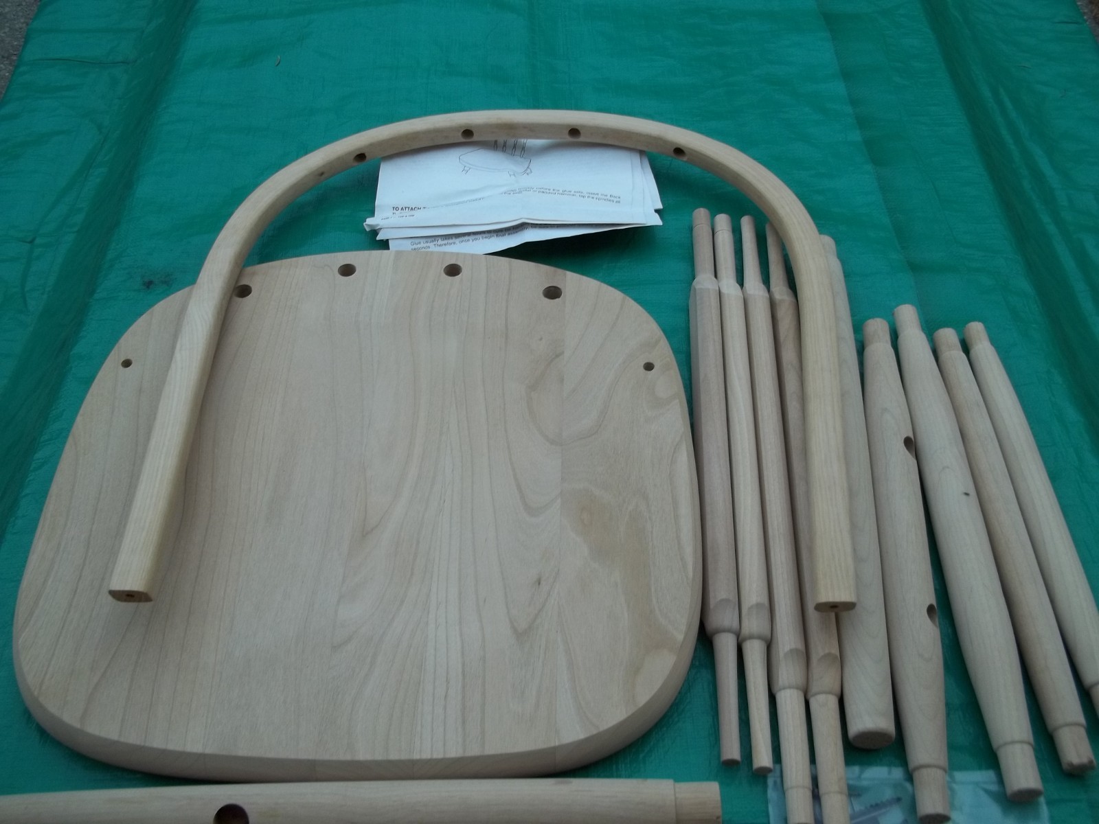 Hillcrest Hard Wood Chair 73W Kit. Made In USA...