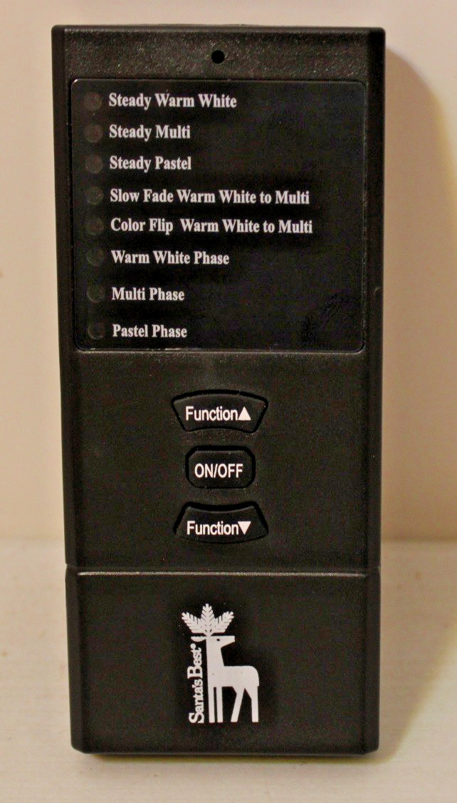 READ DESCRIPTION Santa's Best Christmas Tree Remote Control JS-8F-M01
