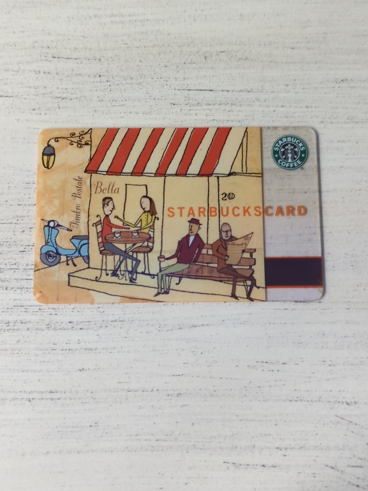 Starbucks 2002 USA Collectible Vespa Gift Card New Never Used