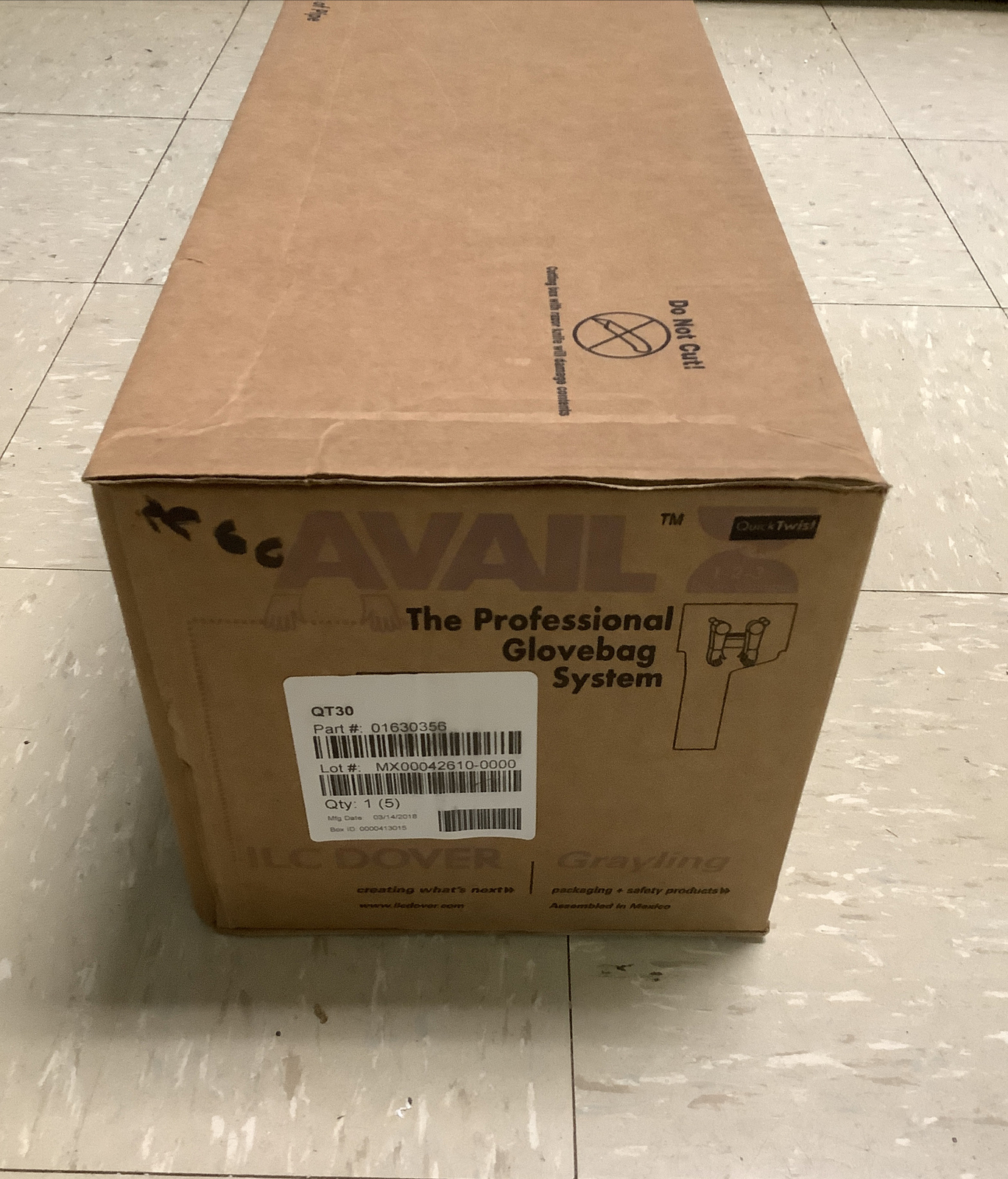 Grayling Avail Professional Glovebag System | QT30 | 01630356