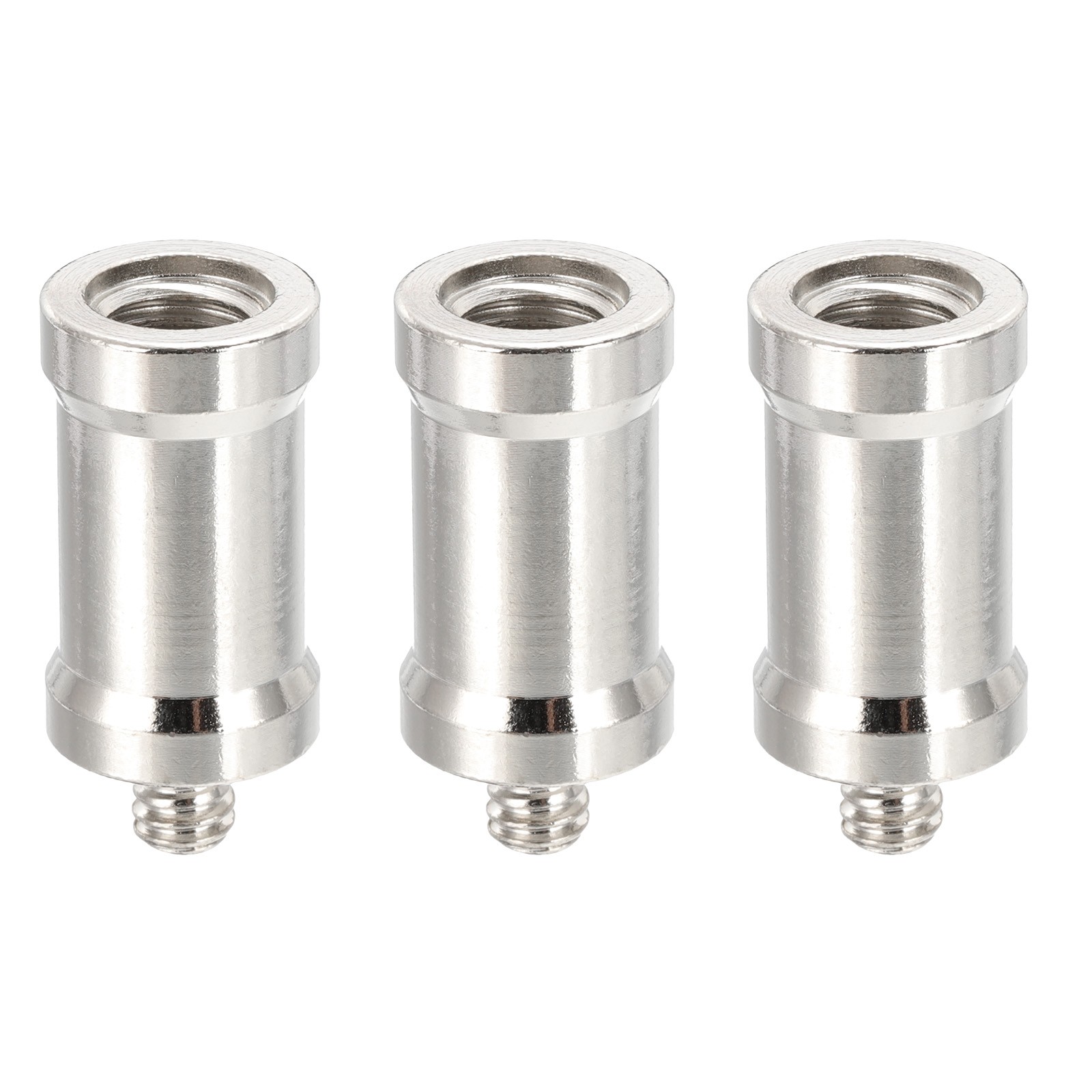 3 PCS 3/8" to 1/4" Female to Male Camera Spigot Screw Converter Tripod Adapter