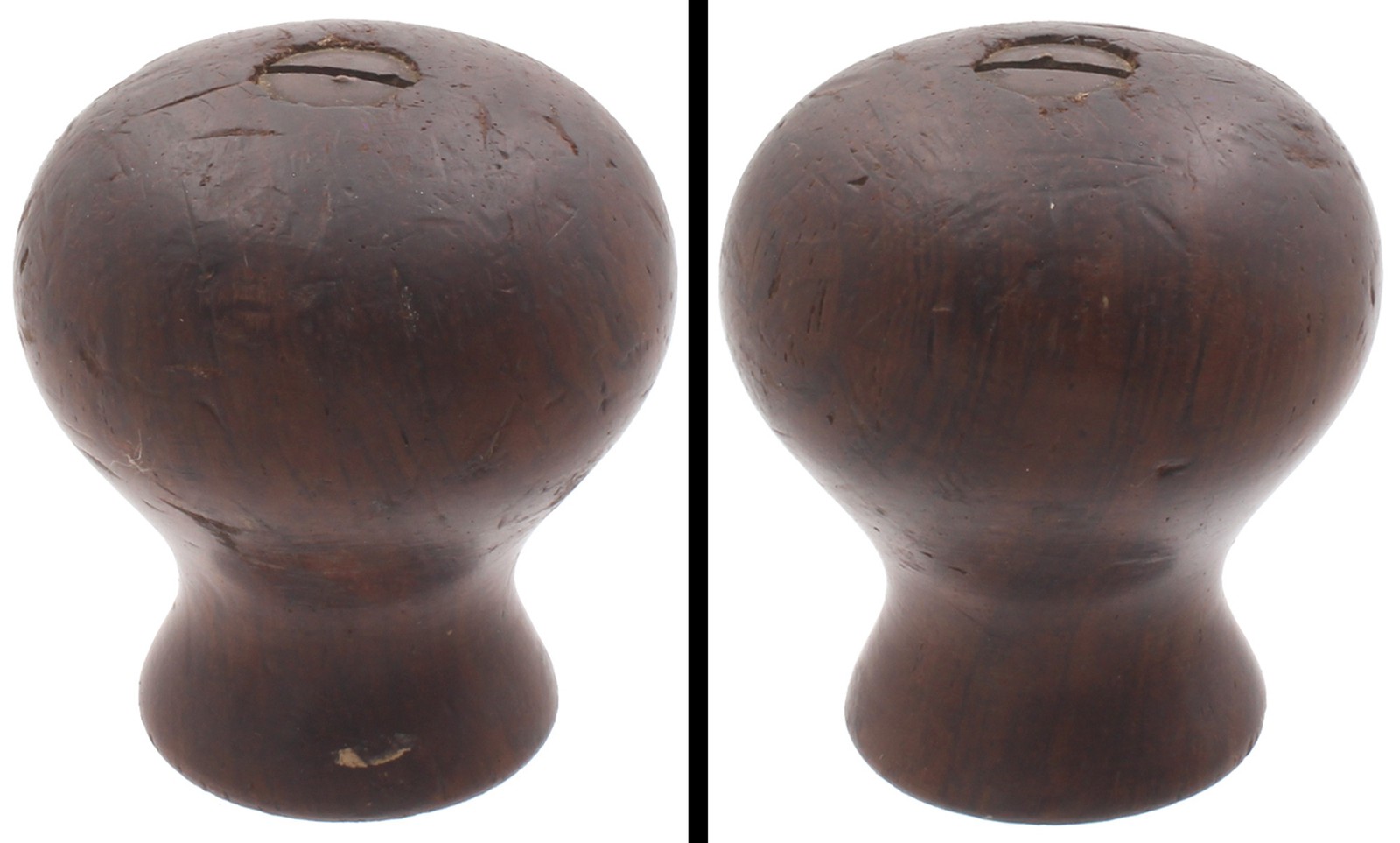 Orig. Front Rosewood Knob/Screw for Stanley No. 8 Plane - Type 11 - mjdtoolparts