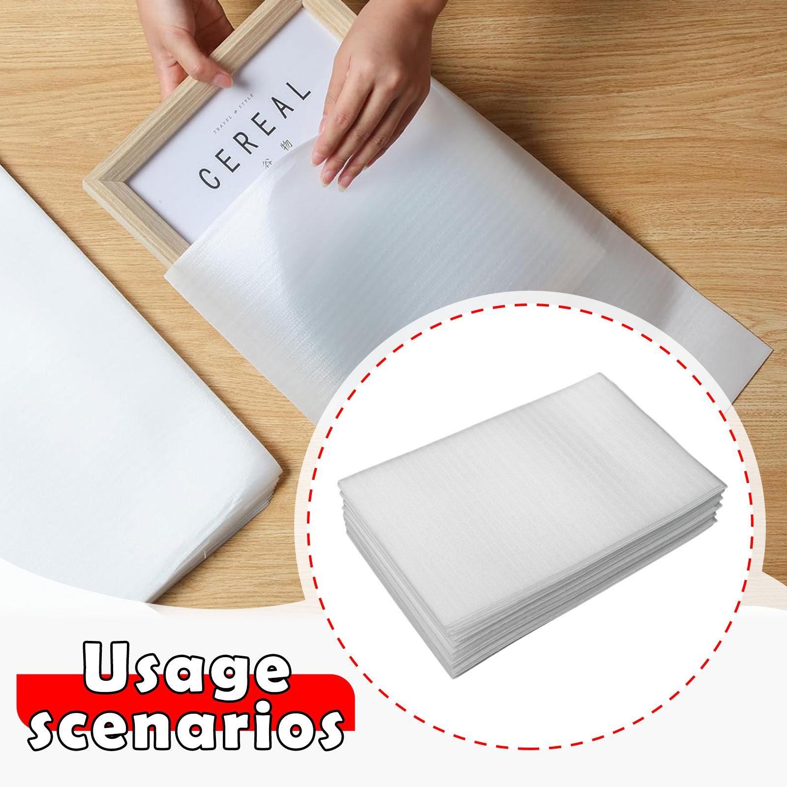100 Pieces Foam Pouches Cushion Foam Pouch 3.94inchx5.91inch Storing Foam Wrap
