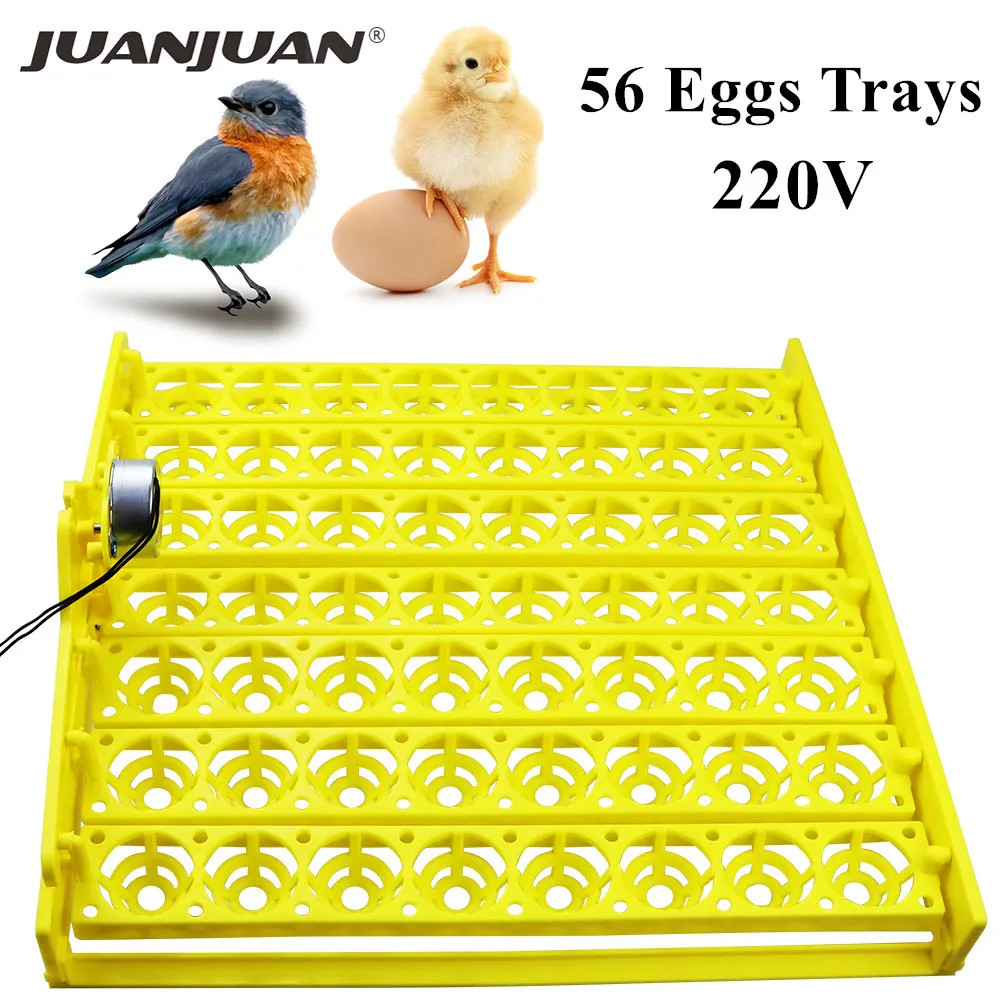 Egg Incubator Automatic Turning Tray 56/154 Bird Eggs Duck Chicken Eggs Hatching