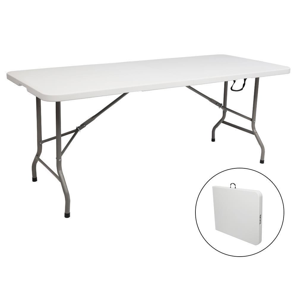 6FT Camping Folding Table Portable Office Camping Picnic BBQ Party Space-saving