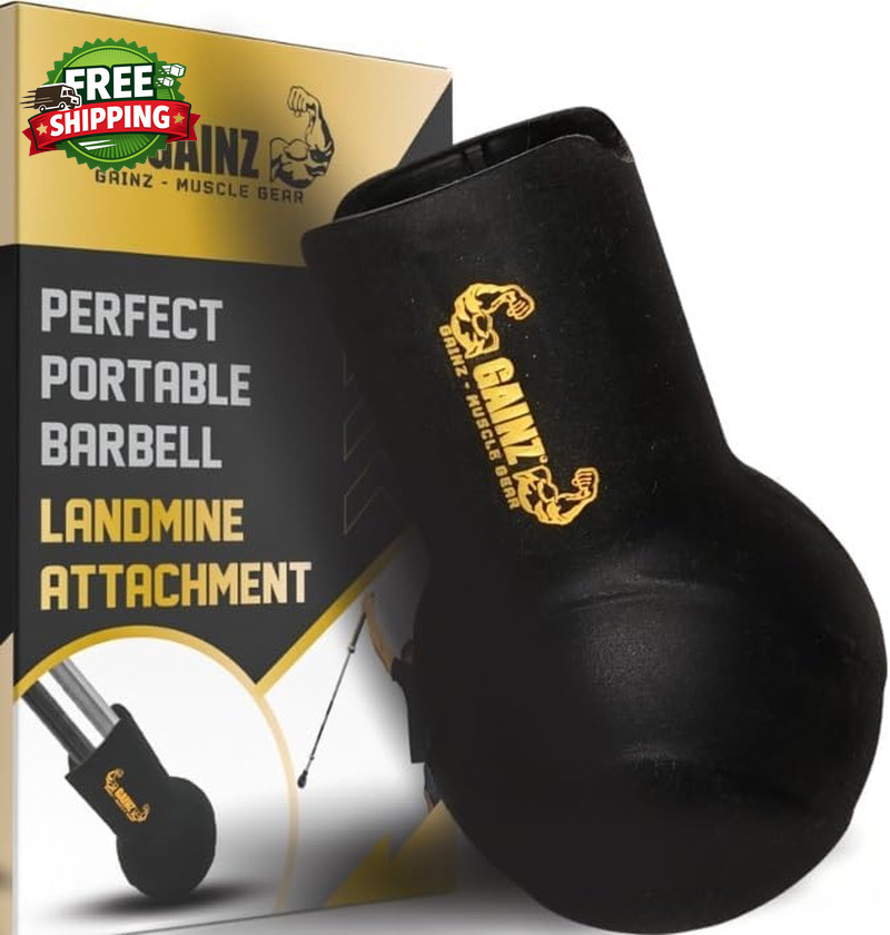Landmine Row Barbell Attachment   T Bar V Bar  360  Swivel Rotation