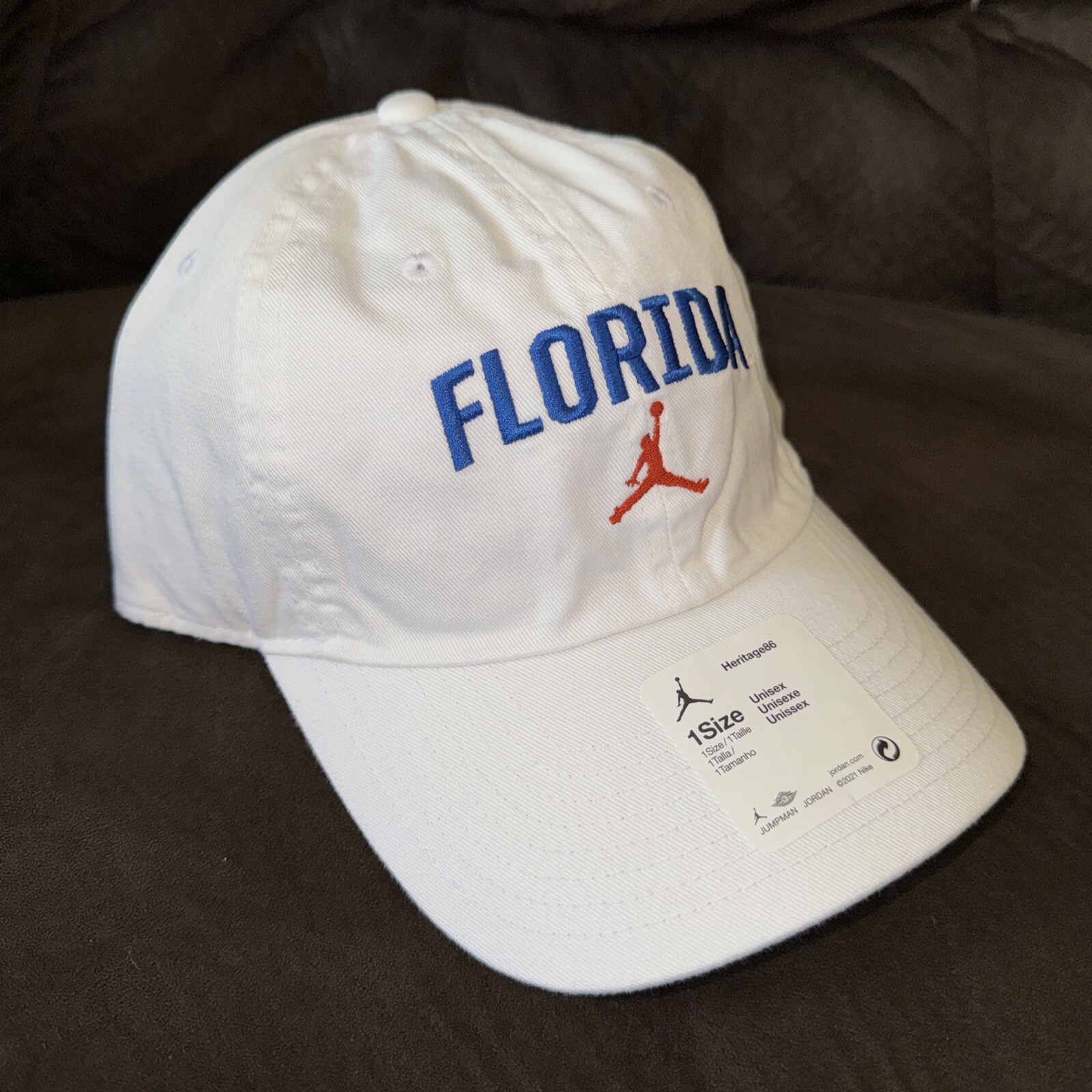 Jordan Florida Gators Heritage86 Adjustable Strapback Hat Cap Nike Jumpman NEW