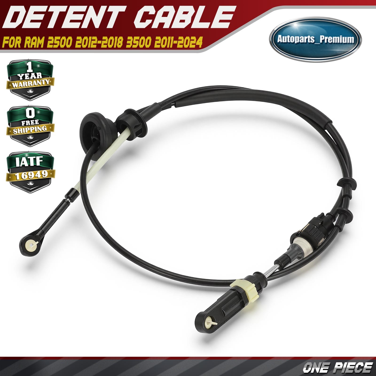 Automatic Transmission Detent Cable for Ram 2500 2012-2018 3500 2011-2024 4500