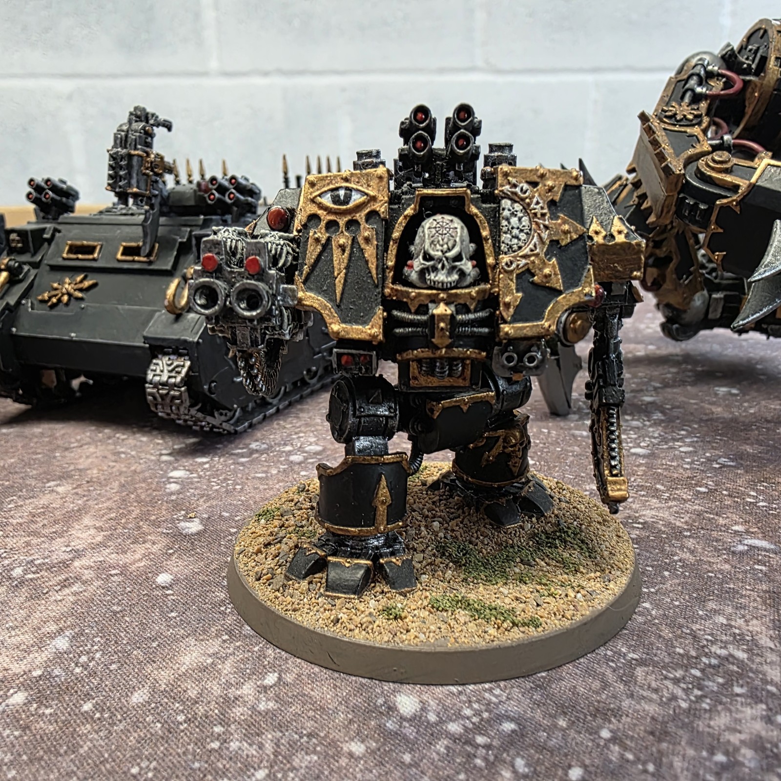 Painted Black Legion Classic Chaos Space Marine Army Warhammer 40k