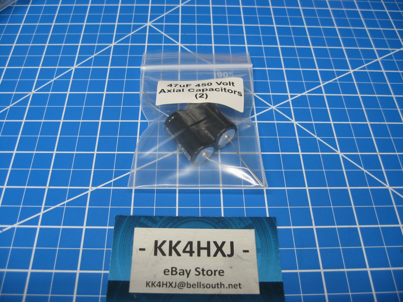 SC - GHA Series - Axial  Electrolytic Capacitors - 450v 47uF - 2 Pieces