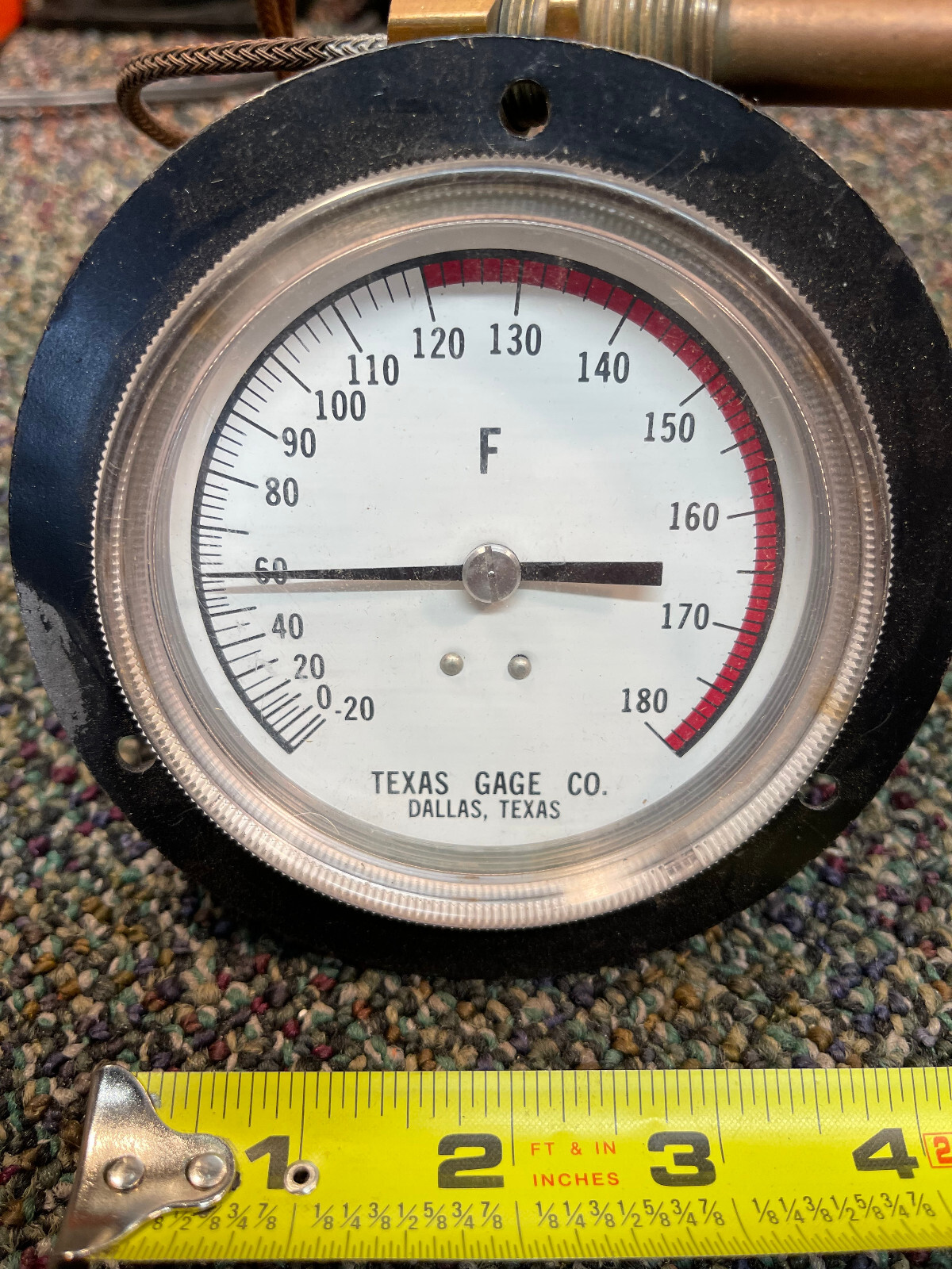 Texas Gage Company Temperature Gage with Sensor