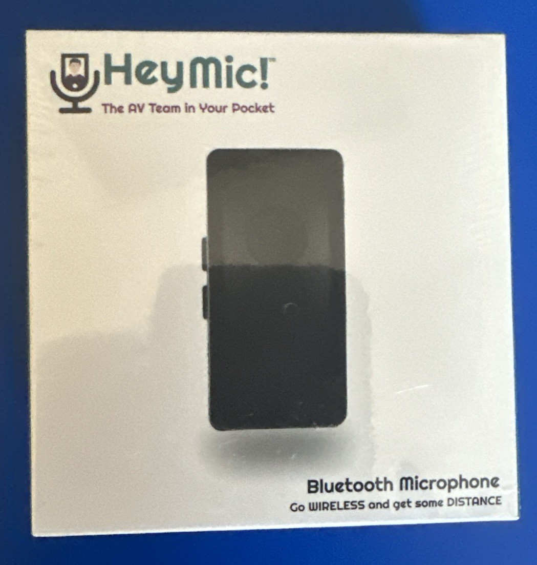 HeyMic! Bluetooth Microphone Pocket Sized And Portable NEW Used By YouTubers