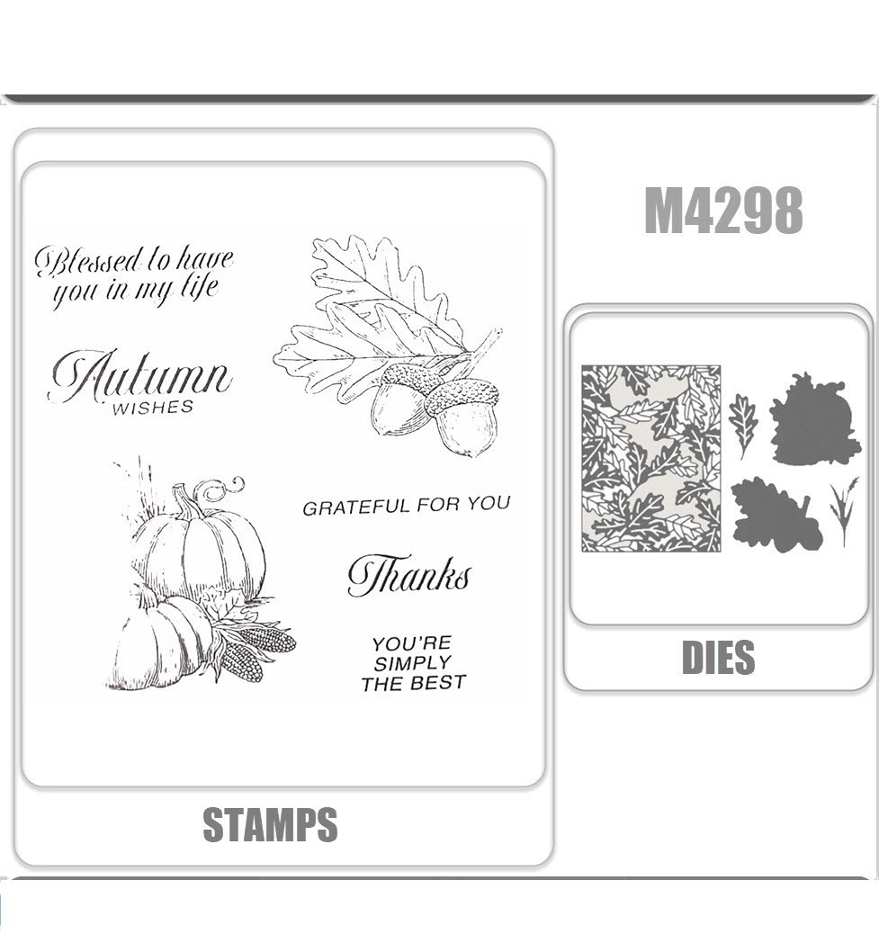 M4298 AMBER AUTUMN Stamps Cutting Dies Stencil For DIY Scrapbook Decoration