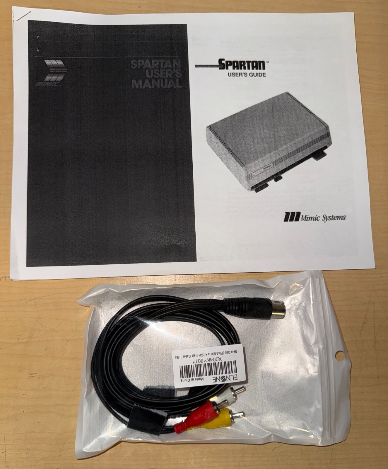 Very Rare Mimic Systems Spartan Apple II+ Plus & Commodore 64 Silver Label SB
