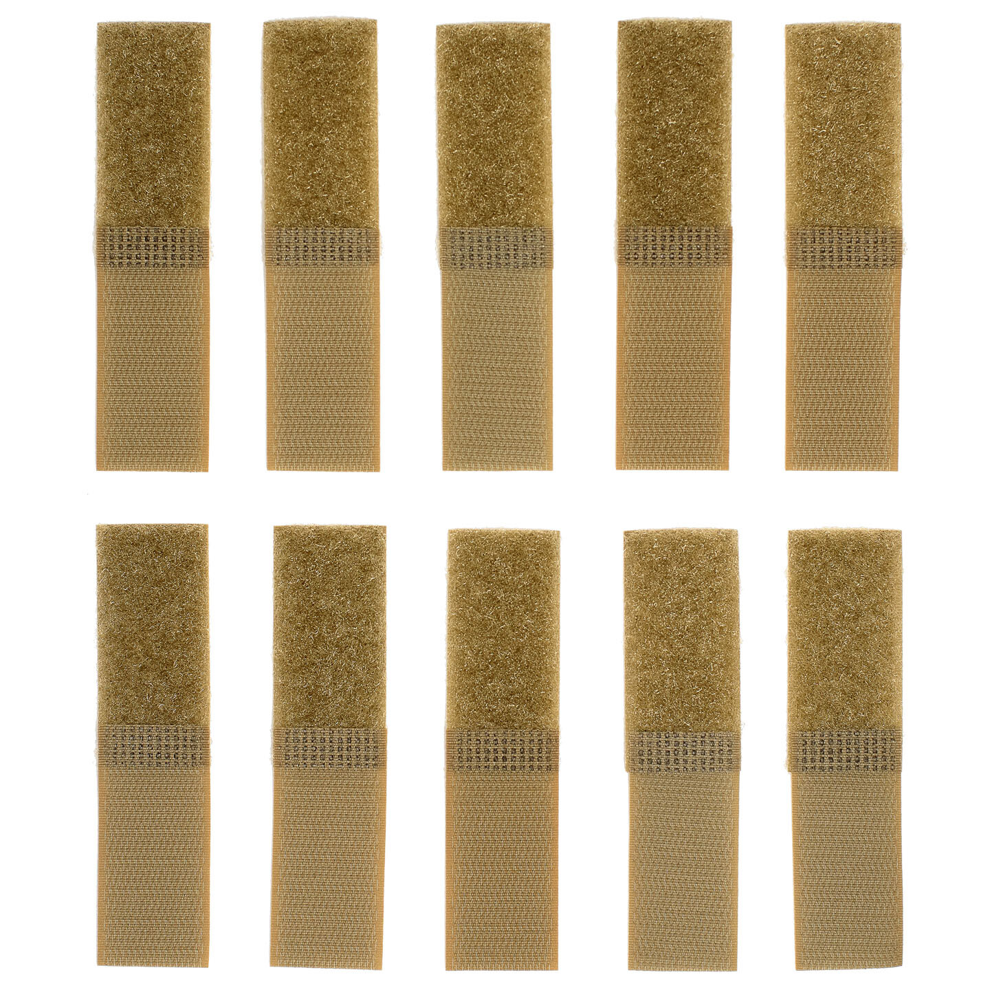 Official VELCRO® Webbing Keepers for MOLLE Tactical Ruck Back Packs - Tan 499