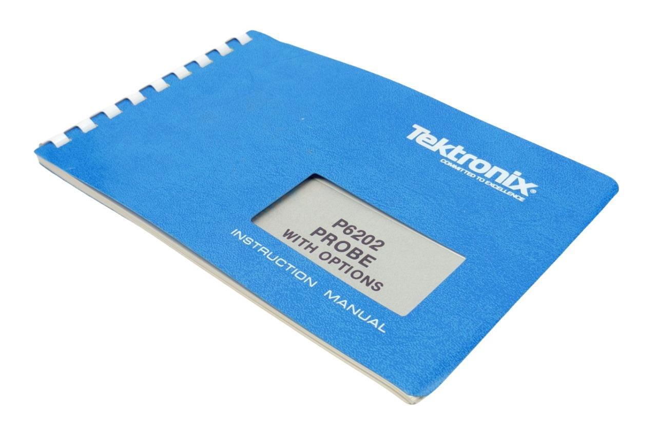 Tektronix P6202 1000X Probe With Options Instruction Manual