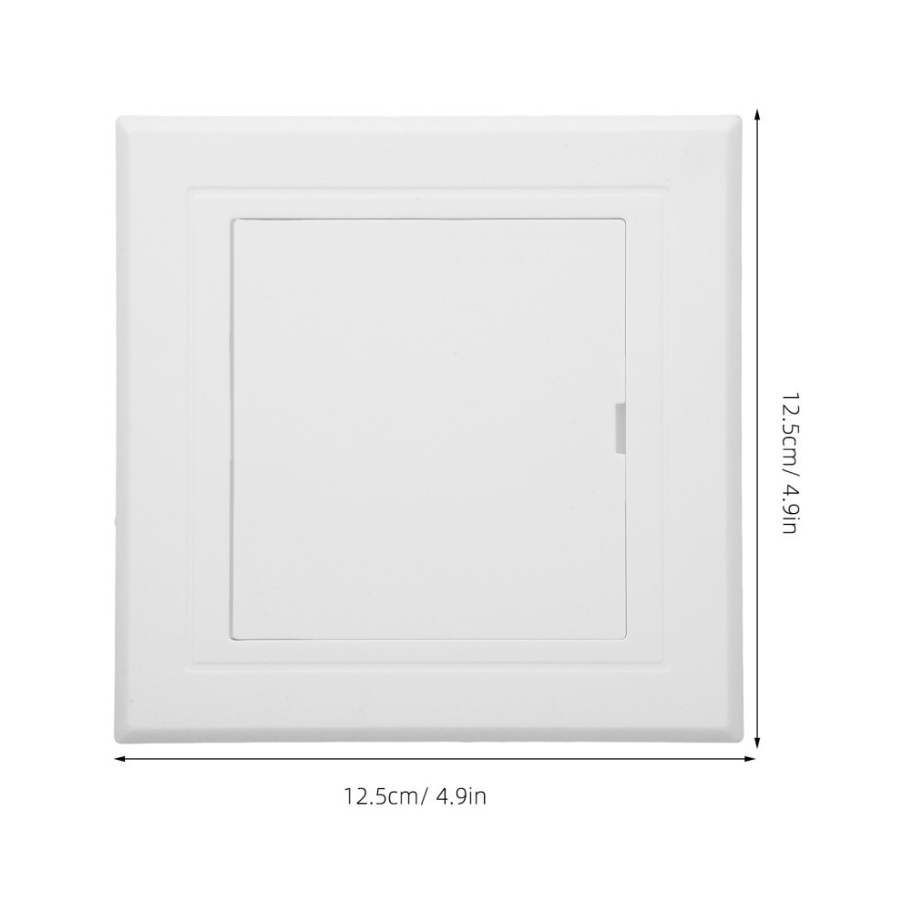 Reusable PVC Pipe Access Panel White Wall Cover Bathroom Plumbing Plastic