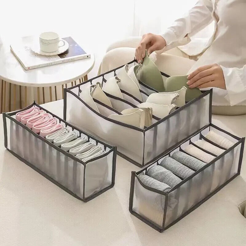 3Pcs Underwear Compartment Organizer