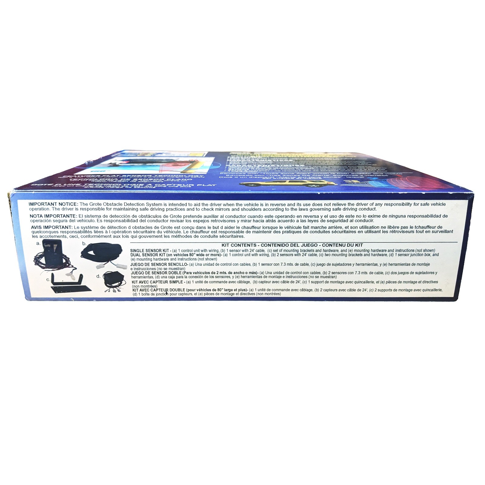 Grote Obstacle Detection System Model 78520 Single Sensor Backup Alert NEW