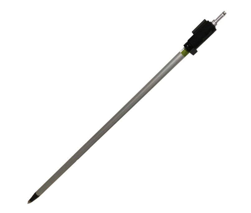 Aluminum Prism Pole with Quick Lock, with Leica-Style and 5/8"x11 Thread, 2.15m