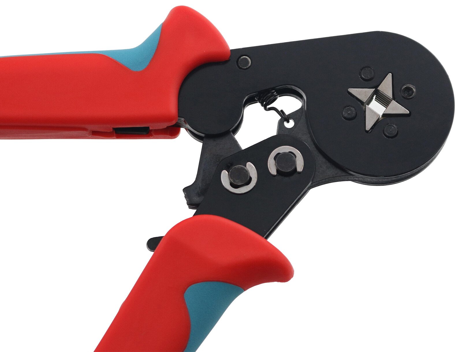 Steel Dragon Tools® Ratcheting Square Ferrule Crimping Pliers