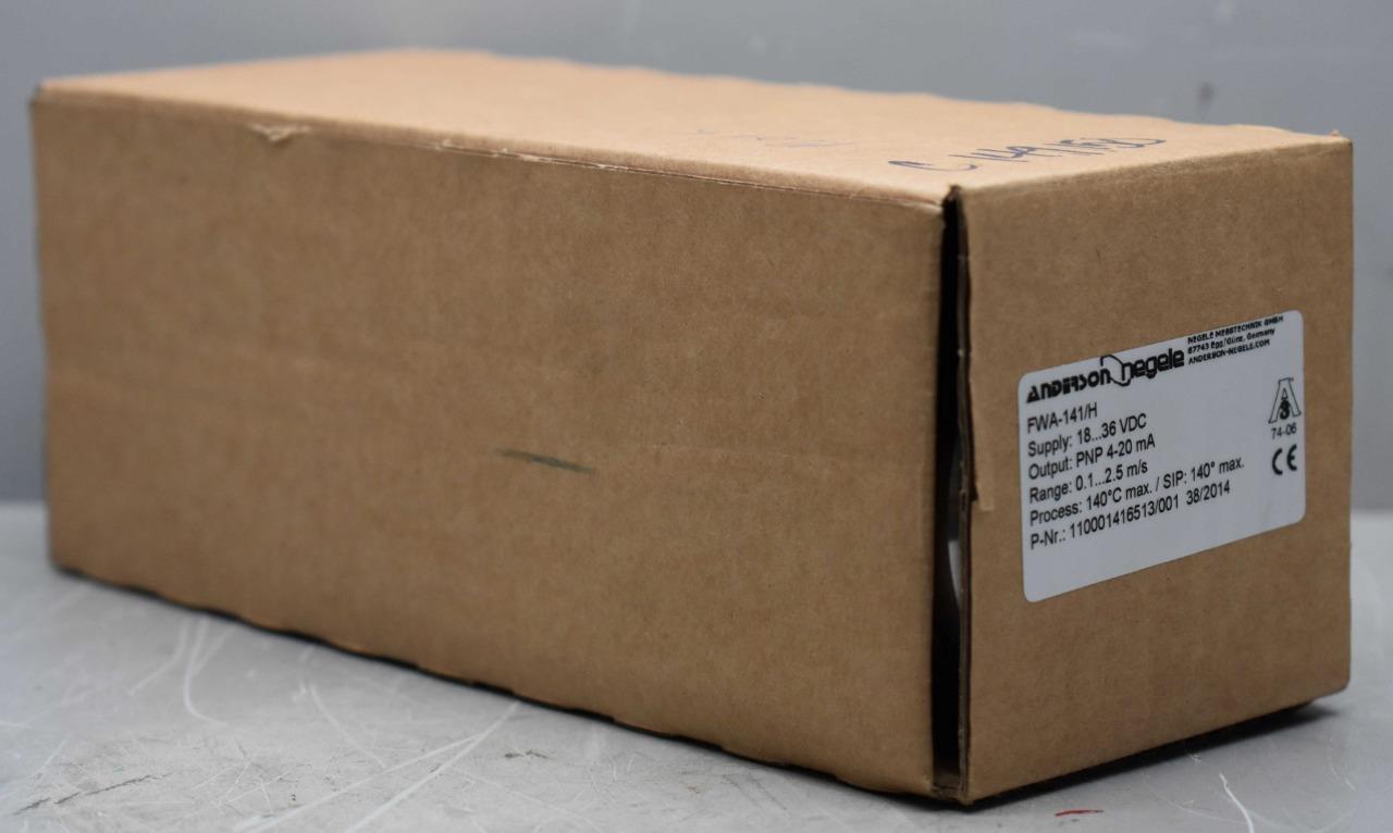 Anderson Negele Ultrasonic Flow Switch Model FWA-141/H ++ NEW ++