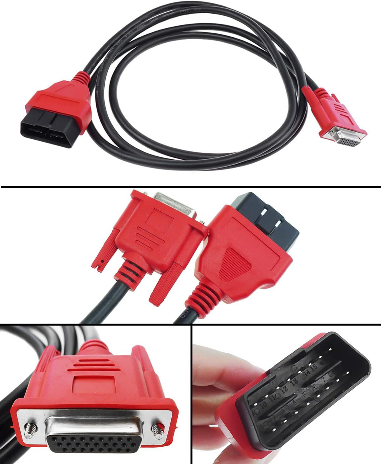 OBDII Cable For Snap on DA-4 For MODIS ULTRA Scanner EESC318 EEMS328 EEMS341