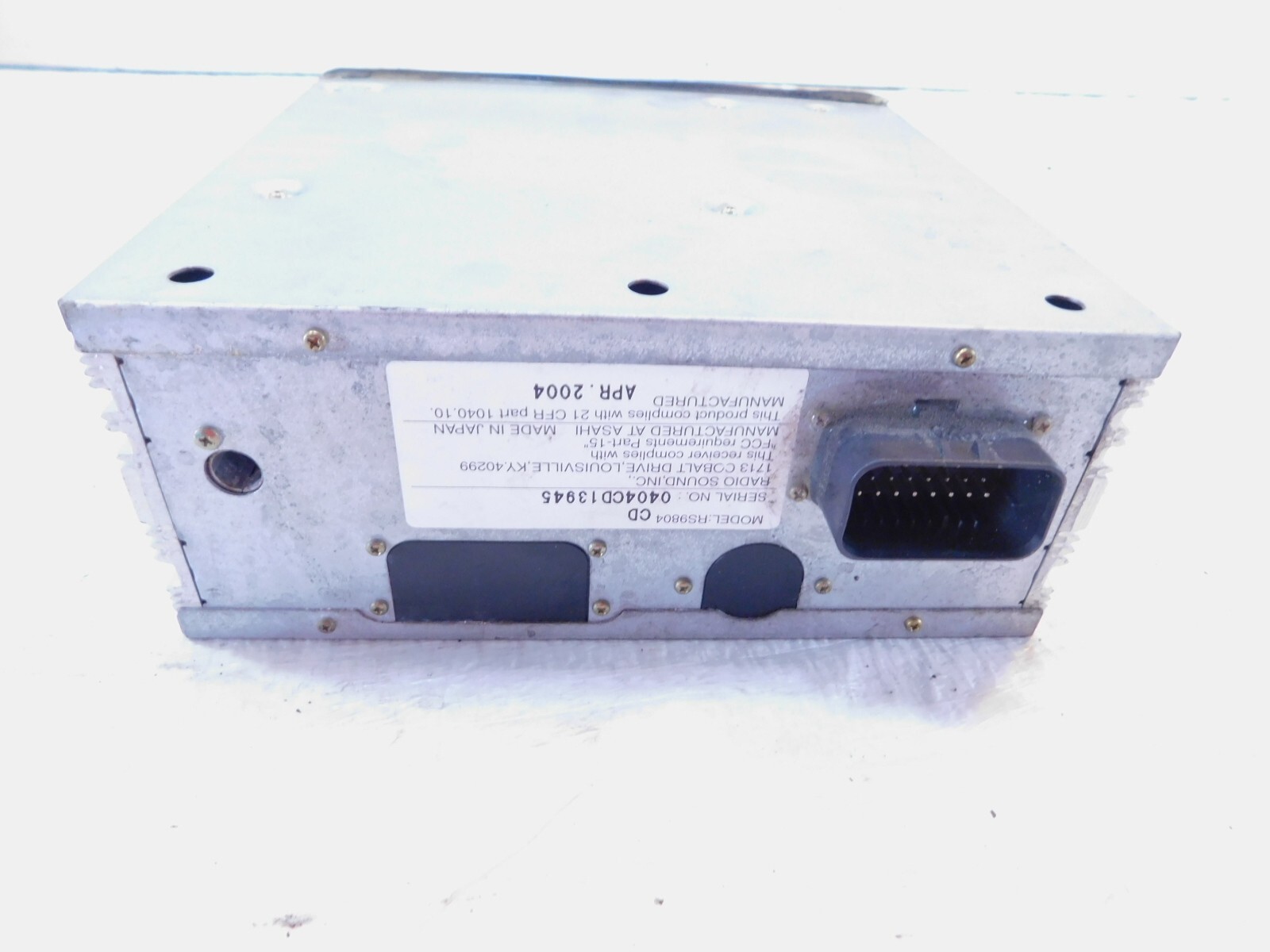 Harley Davidson Electra Glide Classic & Ultra Radio CD Player Amplifier Amp