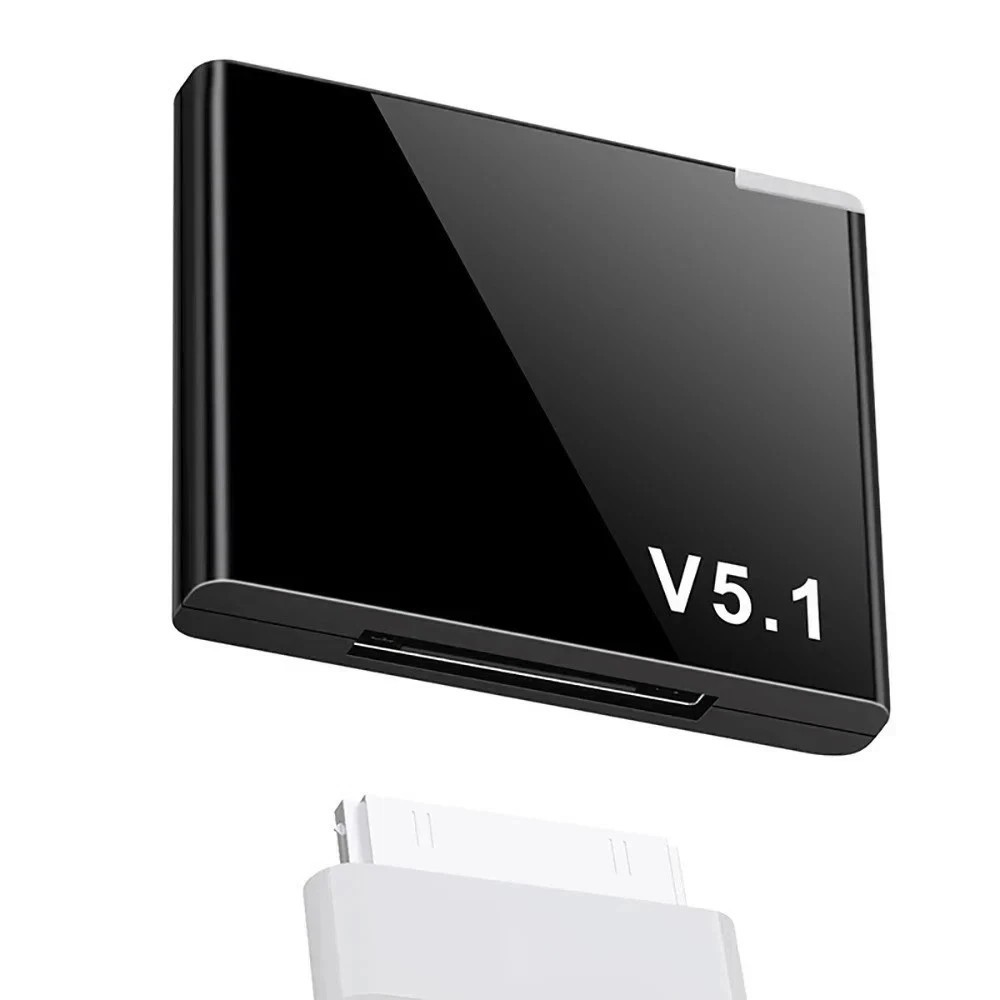 Bluetooth 5.1 Music Audio Adapter Receiver 30 Pin Dock Speaker for iPhone iPod