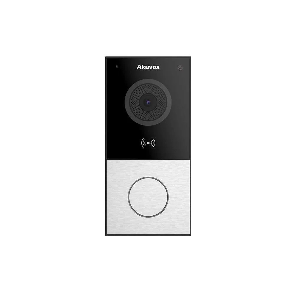 Akuvox E12W-SIL SIP Video Door Phone 2MP 123° Wide-Angle Cam Wi-Fi PoE IP65 BLE