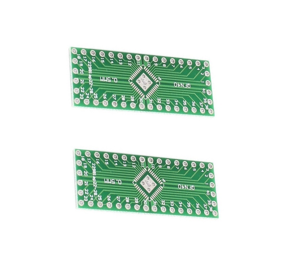 10pcs QFN32 QFN40 to DIP 32/40 Adapter PCB Board Converter Double Sides NEW