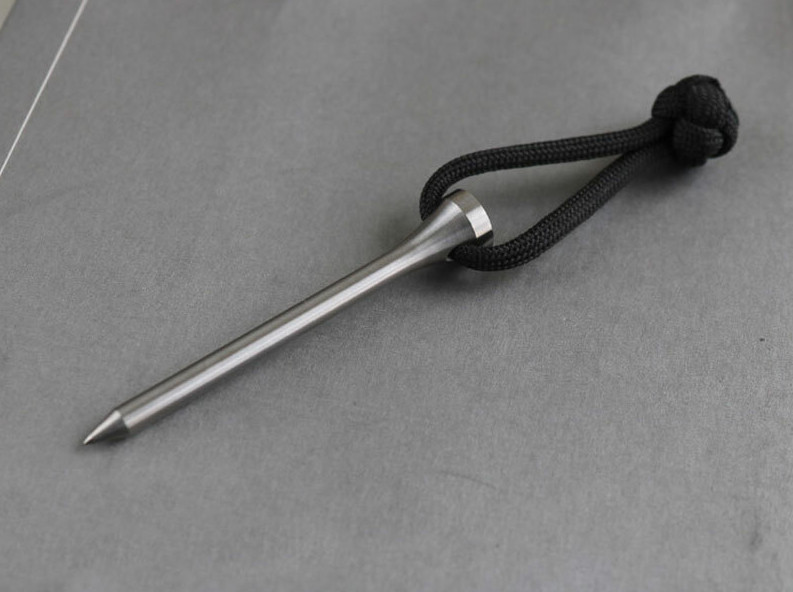 PTS Professional Tee Solid Titanium Alloy Golf Tee 2 3/4" 70mm Keychain EDC Tool