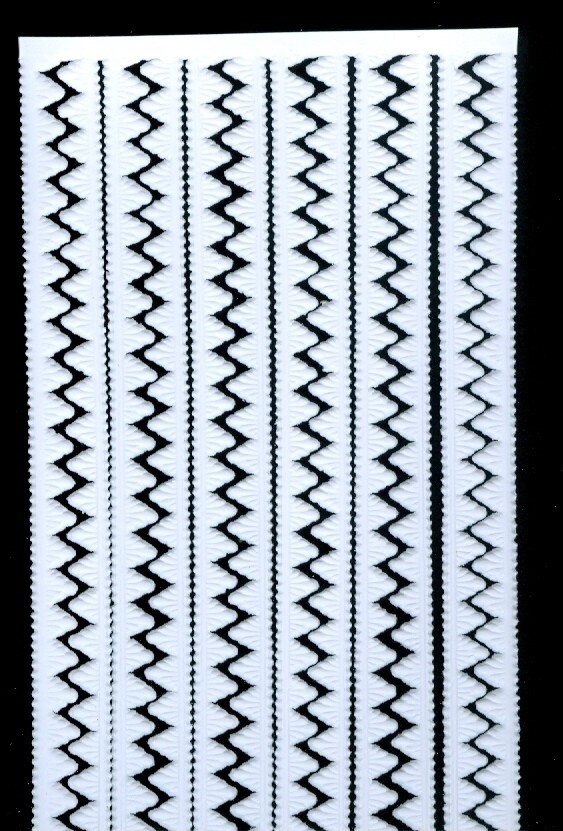 WHITE GERMAN DRESDEN DIE CUT TRIM Sm. POINTS BORDER VICTORIAN CRAFTS