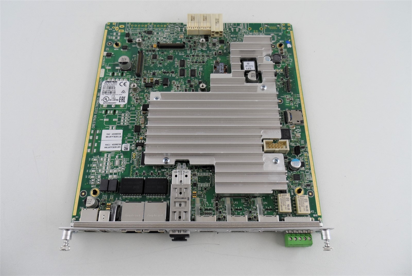 Crestron DM-NVX-350C DM NVX 4K60 4:4:4 HDR Network AV Encoder/Decoder Card Used