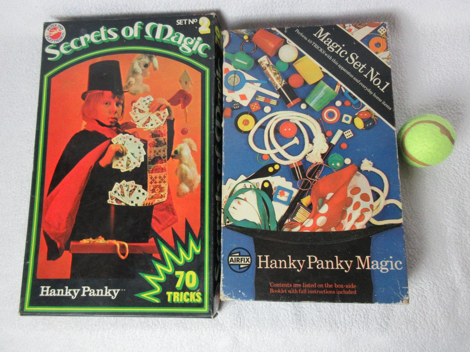 Airfix Hanky Panky Magic Set 1, Peter Pan Playthings Secrets of Magic Set 2