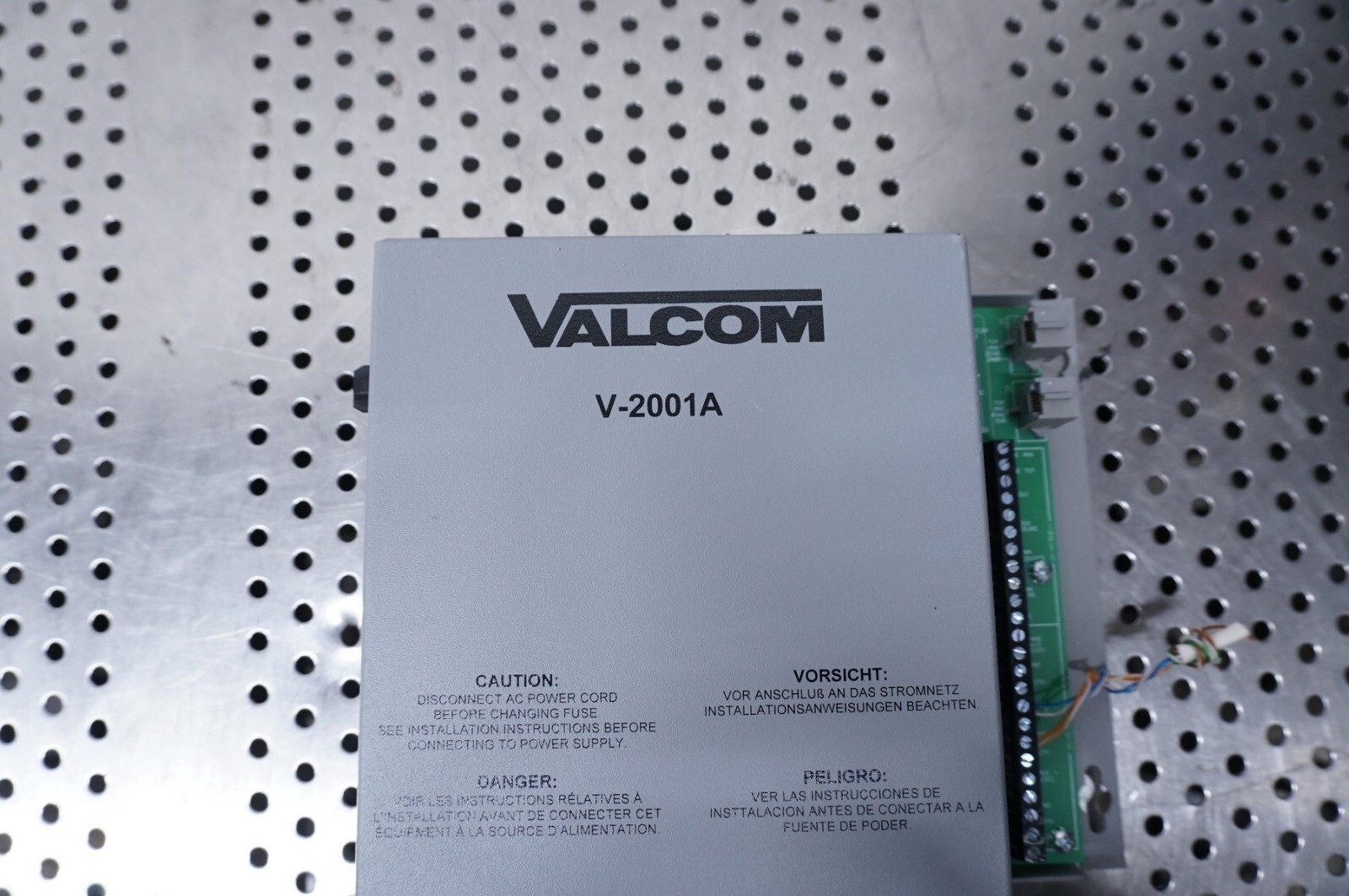 Valcom V-2001A One Way Single Zone Page Control Unit